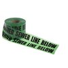 Black Swan Non-Detectable Marking Tape, Green, Sewer Line 6" X 1000Ft 15425
